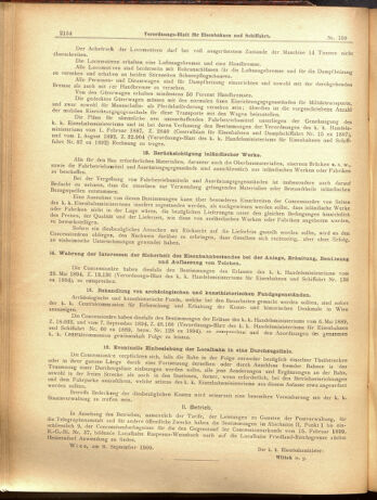 Verordnungs-Blatt für Eisenbahnen und Schiffahrt: Veröffentlichungen in Tarif- und Transport-Angelegenheiten 19000922 Seite: 6