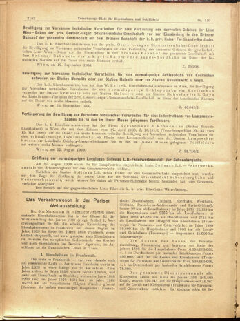 Verordnungs-Blatt für Eisenbahnen und Schiffahrt: Veröffentlichungen in Tarif- und Transport-Angelegenheiten 19000927 Seite: 14