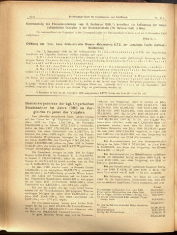 Verordnungs-Blatt für Eisenbahnen und Schiffahrt: Veröffentlichungen in Tarif- und Transport-Angelegenheiten 19000929 Seite: 2