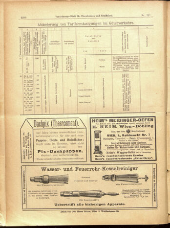 Verordnungs-Blatt für Eisenbahnen und Schiffahrt: Veröffentlichungen in Tarif- und Transport-Angelegenheiten 19000929 Seite: 42