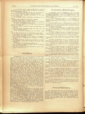 Verordnungs-Blatt für Eisenbahnen und Schiffahrt: Veröffentlichungen in Tarif- und Transport-Angelegenheiten 19001002 Seite: 26