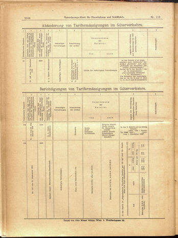 Verordnungs-Blatt für Eisenbahnen und Schiffahrt: Veröffentlichungen in Tarif- und Transport-Angelegenheiten 19001004 Seite: 32