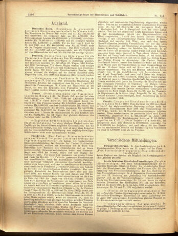 Verordnungs-Blatt für Eisenbahnen und Schiffahrt: Veröffentlichungen in Tarif- und Transport-Angelegenheiten 19001004 Seite: 8