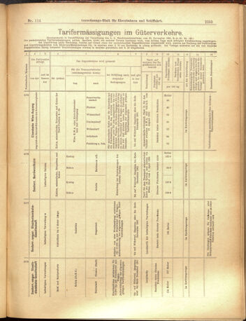 Verordnungs-Blatt für Eisenbahnen und Schiffahrt: Veröffentlichungen in Tarif- und Transport-Angelegenheiten 19001006 Seite: 11