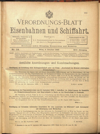 Verordnungs-Blatt für Eisenbahnen und Schiffahrt: Veröffentlichungen in Tarif- und Transport-Angelegenheiten 19001006 Seite: 13