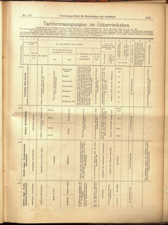 Verordnungs-Blatt für Eisenbahnen und Schiffahrt: Veröffentlichungen in Tarif- und Transport-Angelegenheiten 19001006 Seite: 23