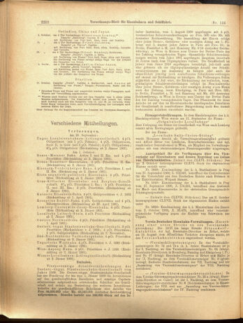 Verordnungs-Blatt für Eisenbahnen und Schiffahrt: Veröffentlichungen in Tarif- und Transport-Angelegenheiten 19001006 Seite: 8