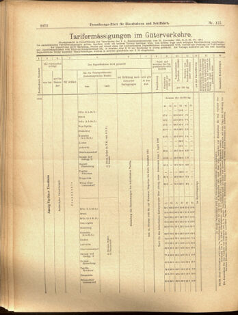 Verordnungs-Blatt für Eisenbahnen und Schiffahrt: Veröffentlichungen in Tarif- und Transport-Angelegenheiten 19001009 Seite: 16