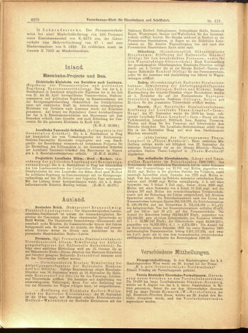 Verordnungs-Blatt für Eisenbahnen und Schiffahrt: Veröffentlichungen in Tarif- und Transport-Angelegenheiten 19001009 Seite: 34