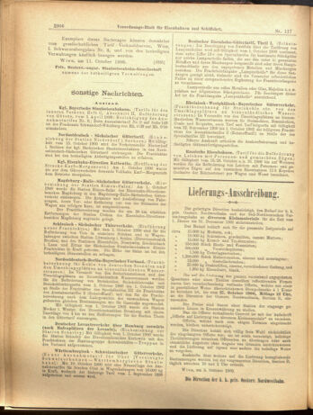 Verordnungs-Blatt für Eisenbahnen und Schiffahrt: Veröffentlichungen in Tarif- und Transport-Angelegenheiten 19001013 Seite: 10