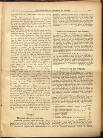 Verordnungs-Blatt für Eisenbahnen und Schiffahrt: Veröffentlichungen in Tarif- und Transport-Angelegenheiten 19001013 Seite: 23