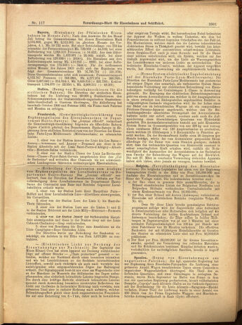 Verordnungs-Blatt für Eisenbahnen und Schiffahrt: Veröffentlichungen in Tarif- und Transport-Angelegenheiten 19001013 Seite: 25