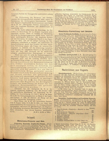 Verordnungs-Blatt für Eisenbahnen und Schiffahrt: Veröffentlichungen in Tarif- und Transport-Angelegenheiten 19001013 Seite: 3