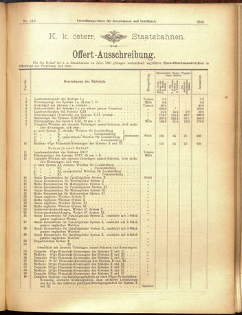 Verordnungs-Blatt für Eisenbahnen und Schiffahrt: Veröffentlichungen in Tarif- und Transport-Angelegenheiten 19001016 Seite: 15