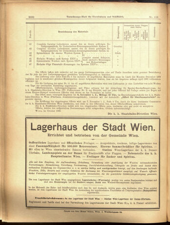 Verordnungs-Blatt für Eisenbahnen und Schiffahrt: Veröffentlichungen in Tarif- und Transport-Angelegenheiten 19001016 Seite: 16