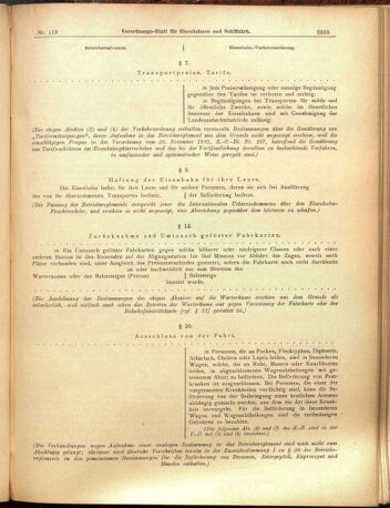 Verordnungs-Blatt für Eisenbahnen und Schiffahrt: Veröffentlichungen in Tarif- und Transport-Angelegenheiten 19001016 Seite: 19