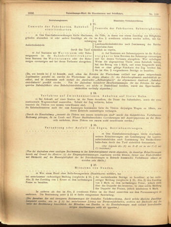 Verordnungs-Blatt für Eisenbahnen und Schiffahrt: Veröffentlichungen in Tarif- und Transport-Angelegenheiten 19001016 Seite: 20