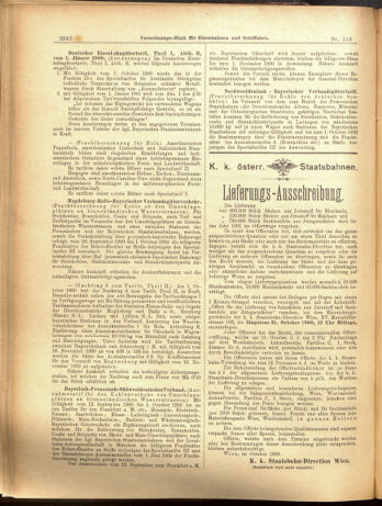 Verordnungs-Blatt für Eisenbahnen und Schiffahrt: Veröffentlichungen in Tarif- und Transport-Angelegenheiten 19001016 Seite: 26