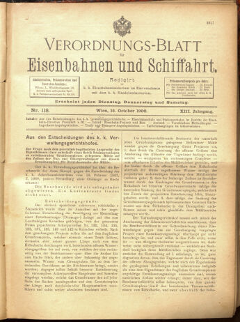 Verordnungs-Blatt für Eisenbahnen und Schiffahrt: Veröffentlichungen in Tarif- und Transport-Angelegenheiten 19001016 Seite: 29