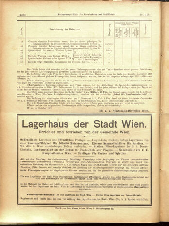 Verordnungs-Blatt für Eisenbahnen und Schiffahrt: Veröffentlichungen in Tarif- und Transport-Angelegenheiten 19001016 Seite: 44