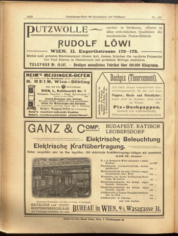 Verordnungs-Blatt für Eisenbahnen und Schiffahrt: Veröffentlichungen in Tarif- und Transport-Angelegenheiten 19001020 Seite: 16