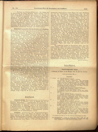 Verordnungs-Blatt für Eisenbahnen und Schiffahrt: Veröffentlichungen in Tarif- und Transport-Angelegenheiten 19001020 Seite: 21