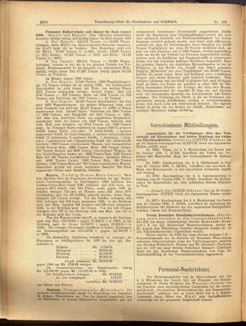 Verordnungs-Blatt für Eisenbahnen und Schiffahrt: Veröffentlichungen in Tarif- und Transport-Angelegenheiten 19001025 Seite: 6