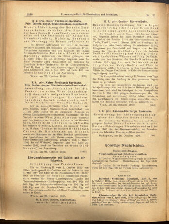 Verordnungs-Blatt für Eisenbahnen und Schiffahrt: Veröffentlichungen in Tarif- und Transport-Angelegenheiten 19001025 Seite: 8