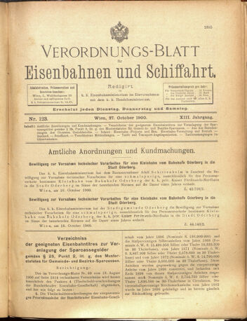 Verordnungs-Blatt für Eisenbahnen und Schiffahrt: Veröffentlichungen in Tarif- und Transport-Angelegenheiten