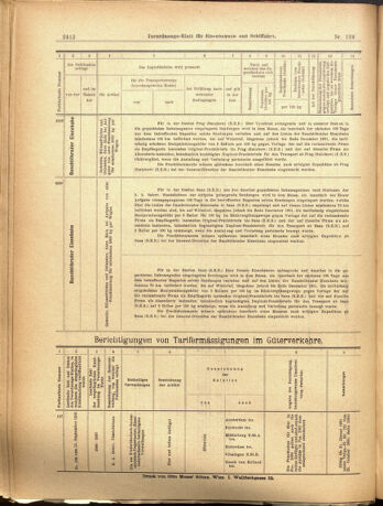 Verordnungs-Blatt für Eisenbahnen und Schiffahrt: Veröffentlichungen in Tarif- und Transport-Angelegenheiten 19001030 Seite: 12