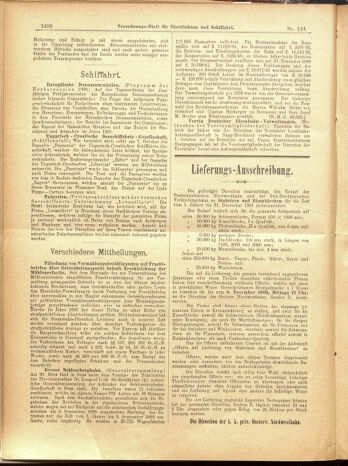 Verordnungs-Blatt für Eisenbahnen und Schiffahrt: Veröffentlichungen in Tarif- und Transport-Angelegenheiten 19001030 Seite: 18