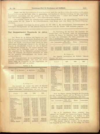 Verordnungs-Blatt für Eisenbahnen und Schiffahrt: Veröffentlichungen in Tarif- und Transport-Angelegenheiten 19001101 Seite: 19