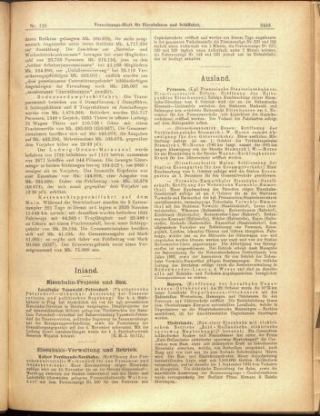 Verordnungs-Blatt für Eisenbahnen und Schiffahrt: Veröffentlichungen in Tarif- und Transport-Angelegenheiten 19001103 Seite: 5