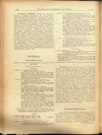 Verordnungs-Blatt für Eisenbahnen und Schiffahrt: Veröffentlichungen in Tarif- und Transport-Angelegenheiten 19001103 Seite: 6