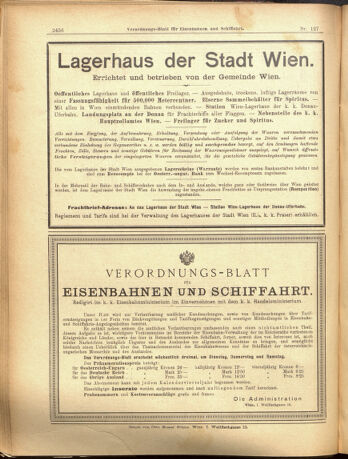 Verordnungs-Blatt für Eisenbahnen und Schiffahrt: Veröffentlichungen in Tarif- und Transport-Angelegenheiten 19001106 Seite: 16