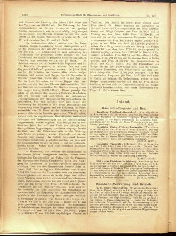 Verordnungs-Blatt für Eisenbahnen und Schiffahrt: Veröffentlichungen in Tarif- und Transport-Angelegenheiten 19001106 Seite: 18