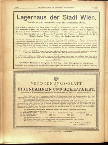 Verordnungs-Blatt für Eisenbahnen und Schiffahrt: Veröffentlichungen in Tarif- und Transport-Angelegenheiten 19001106 Seite: 32