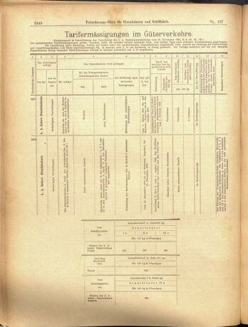 Verordnungs-Blatt für Eisenbahnen und Schiffahrt: Veröffentlichungen in Tarif- und Transport-Angelegenheiten 19001106 Seite: 8