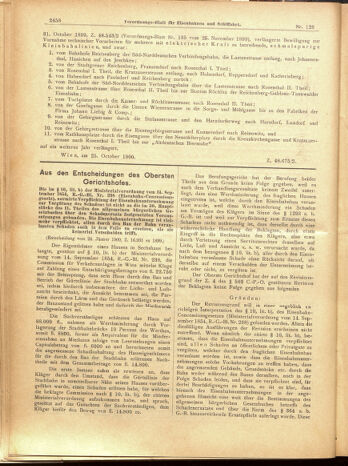 Verordnungs-Blatt für Eisenbahnen und Schiffahrt: Veröffentlichungen in Tarif- und Transport-Angelegenheiten 19001108 Seite: 18