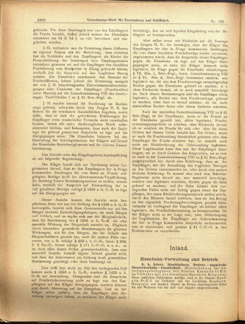 Verordnungs-Blatt für Eisenbahnen und Schiffahrt: Veröffentlichungen in Tarif- und Transport-Angelegenheiten 19001108 Seite: 4