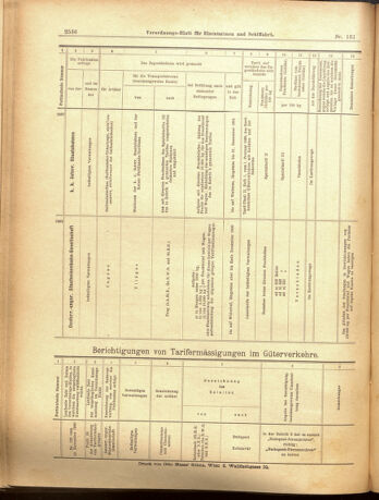 Verordnungs-Blatt für Eisenbahnen und Schiffahrt: Veröffentlichungen in Tarif- und Transport-Angelegenheiten 19001115 Seite: 20