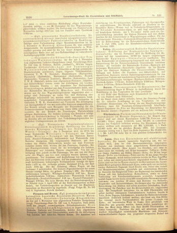 Verordnungs-Blatt für Eisenbahnen und Schiffahrt: Veröffentlichungen in Tarif- und Transport-Angelegenheiten 19001115 Seite: 4