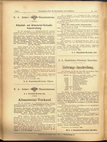 Verordnungs-Blatt für Eisenbahnen und Schiffahrt: Veröffentlichungen in Tarif- und Transport-Angelegenheiten 19001122 Seite: 32