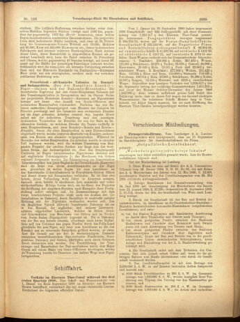 Verordnungs-Blatt für Eisenbahnen und Schiffahrt: Veröffentlichungen in Tarif- und Transport-Angelegenheiten 19001122 Seite: 37