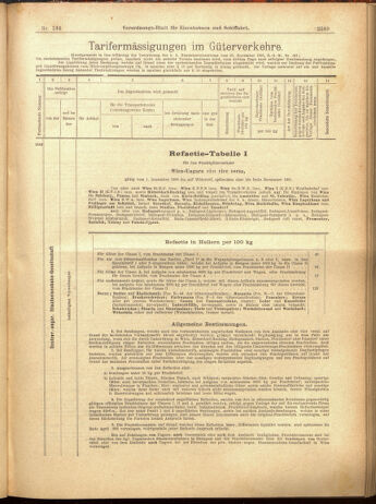 Verordnungs-Blatt für Eisenbahnen und Schiffahrt: Veröffentlichungen in Tarif- und Transport-Angelegenheiten 19001122 Seite: 41