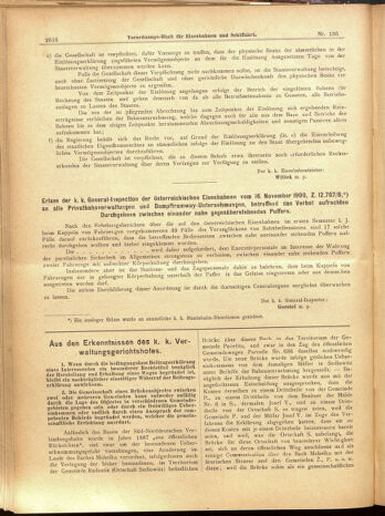 Verordnungs-Blatt für Eisenbahnen und Schiffahrt: Veröffentlichungen in Tarif- und Transport-Angelegenheiten 19001124 Seite: 24