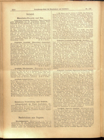 Verordnungs-Blatt für Eisenbahnen und Schiffahrt: Veröffentlichungen in Tarif- und Transport-Angelegenheiten 19001124 Seite: 26