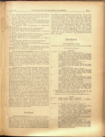 Verordnungs-Blatt für Eisenbahnen und Schiffahrt: Veröffentlichungen in Tarif- und Transport-Angelegenheiten 19001124 Seite: 7