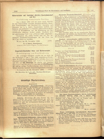 Verordnungs-Blatt für Eisenbahnen und Schiffahrt: Veröffentlichungen in Tarif- und Transport-Angelegenheiten 19001127 Seite: 28