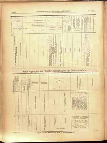 Verordnungs-Blatt für Eisenbahnen und Schiffahrt: Veröffentlichungen in Tarif- und Transport-Angelegenheiten 19001127 Seite: 40